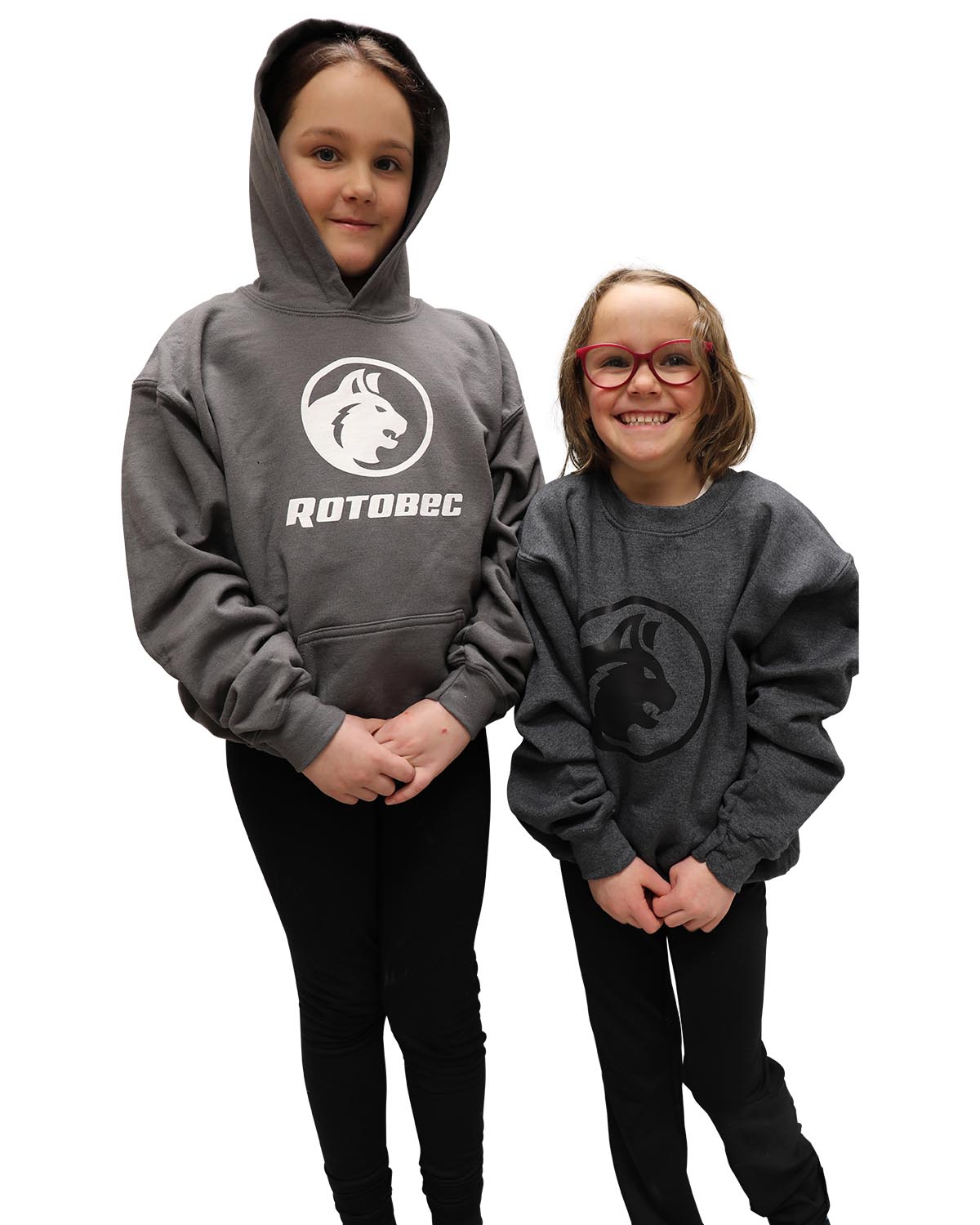 Gildan Youth Crewneck Sweatshirt in Gray - G180B - Image 3